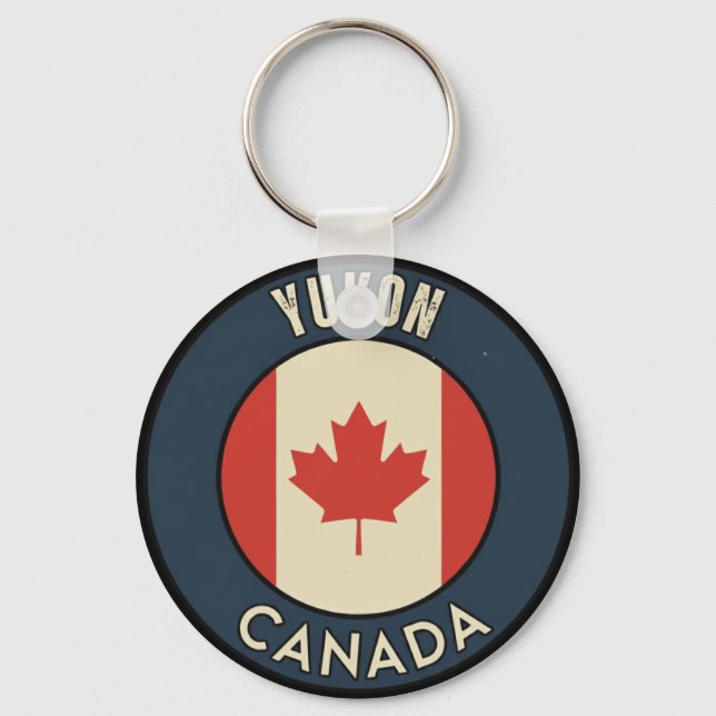 Porte-clés Yukon Canada (Recto)