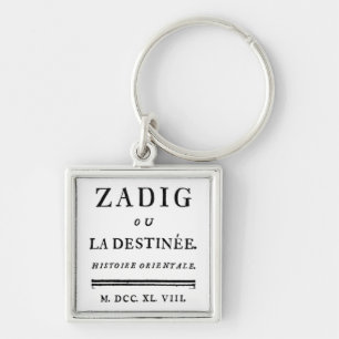 Porte-clés Zadig, ou le livre du destin - Descartes