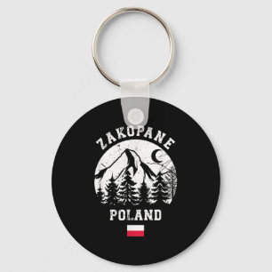 Porte-clés Zakopane Pologne Station de ski Tatra Ski alpin Po