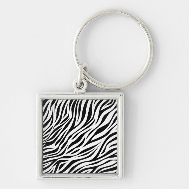 Porte-clés Zebra Animal Skin Imprimer Motif-15391 (Devant)
