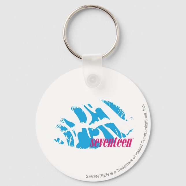 Porte-clés Zebra Aqua (Recto)