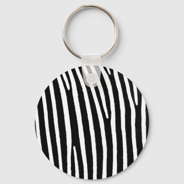 Porte-clés Zebra poster de animal (Recto)