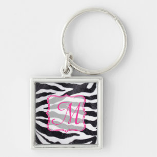 Porte-clés Zebra Stripe Poster de animal Wild Cat Safar Porte