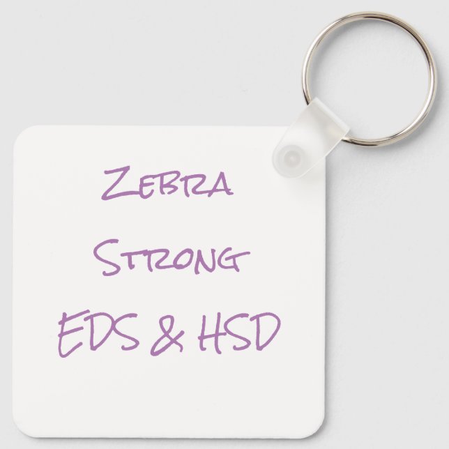 Porte-clés Zebra Strong Metal Circle Porte - clé, Porte - clé (Dos)