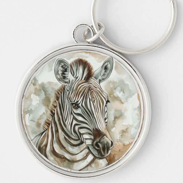 Porte-clés Zebra Wild Tame and Timeless Collection (Devant)