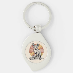 Porte-clés Zéro Cheveu Amour Maximum Sphynx Rétro