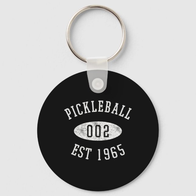Porte-clés Zéro Zéro Deux Pickleball Drôle (Recto)
