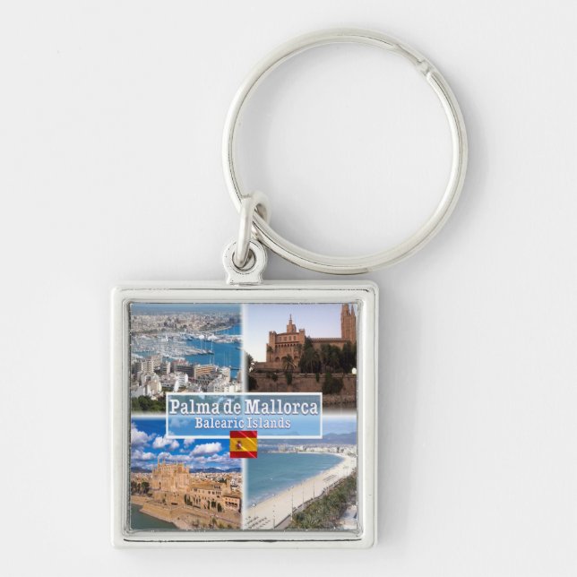 Porte-clés zES107 MALLORCA PALMA, Baléares, (Devant)
