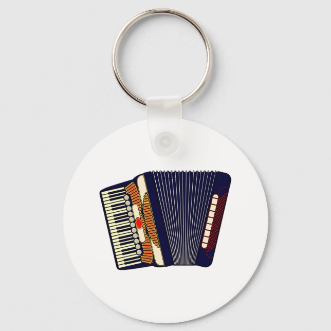 Porte-clés Ziehharmonika Akkordeon accordion (Recto)