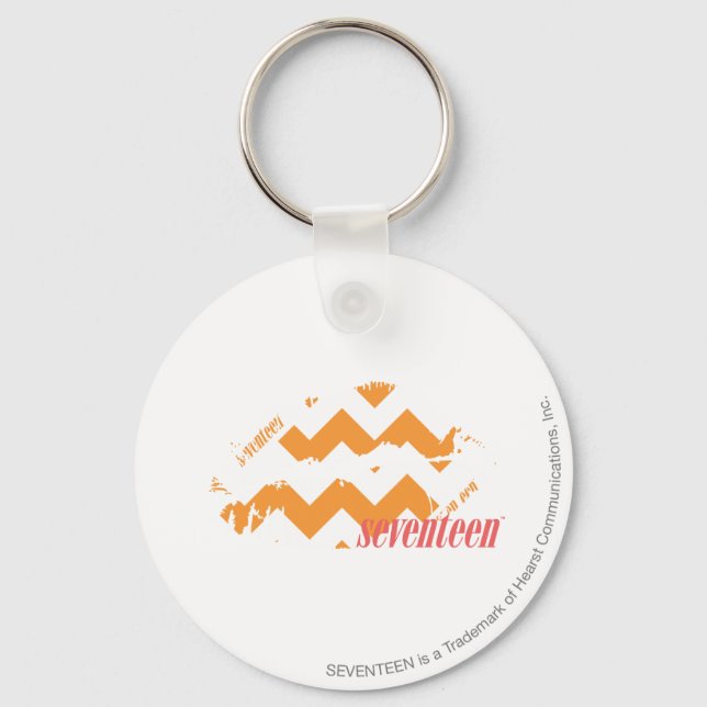 Porte-clés ZigZag Orange (Recto)