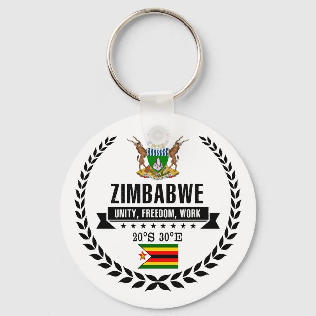 Porte-clés Zimbabwe (Recto)