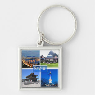 Porte-clés zKR003 SEOUL, Corée du Sud ROK, Asie,