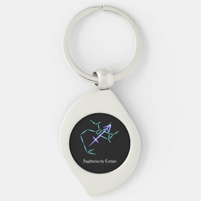 Porte-clés Zodiac Constellation Sagittaire Porte - clé (Devant)
