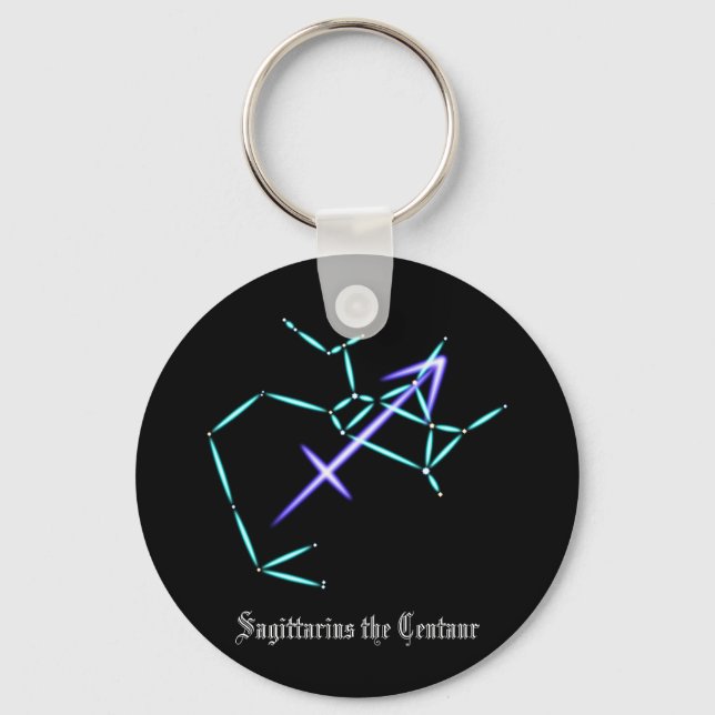 Porte-clés Zodiac Constellation Sagittaire Porte - clé (Recto)