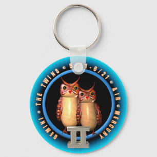 Porte-clés Zodiaque de Gémeaux de Valxart
