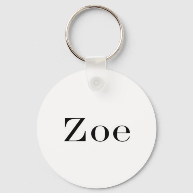 Porte-clés Zoe Name Key chain (Recto)