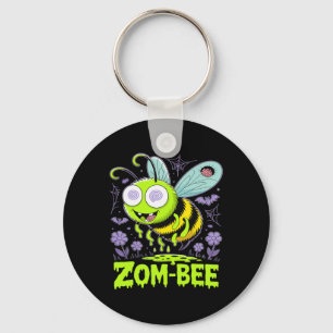 Porte-clés Zom-bee mignonne Zombie Bee Drôle Halloween Tee