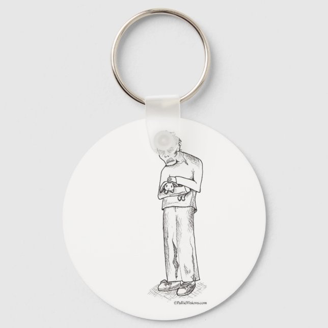 Porte-clés Zombie avec Bunny (Recto)