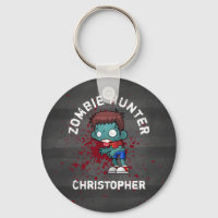 Zombie Hunter with Blood Splatter Creepy