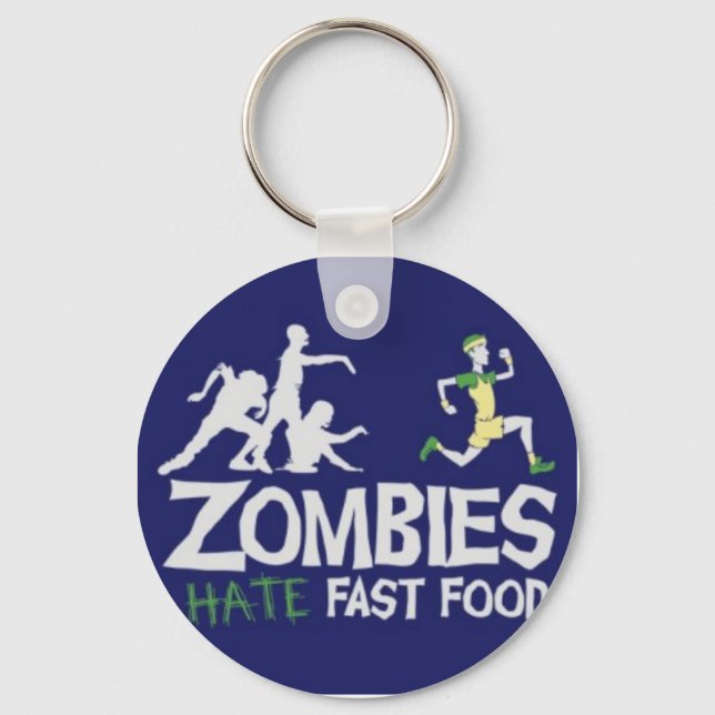 Porte-clés Zombies Hait Fast Food (Recto)
