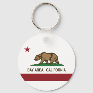 Porte-clés Zone de la baie de Californie