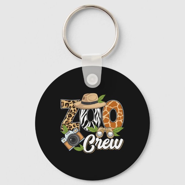 Porte-clés Zoo Crew Safari Animals Wildlife Animal Wild Field (Recto)