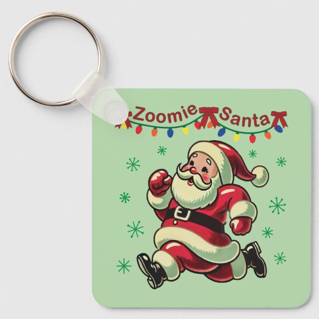 Porte-clés Zoomie Père Noël Noël (Recto)