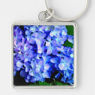 Porte-clés Zorangées de Tanzanite, fleurs de magenta bleu vio