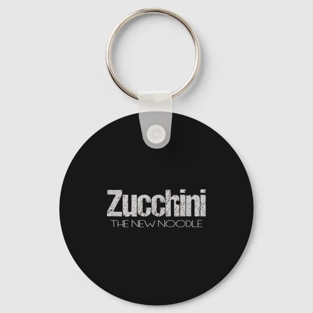 Porte-clés Zucchini The New Noodle T Shirt Vegetarian Gluten  (Recto)