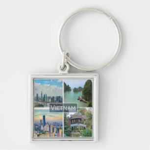 Porte-clés zVN012 VIETNAM, Mosaïque, Asie,