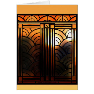 Porte d'art déco