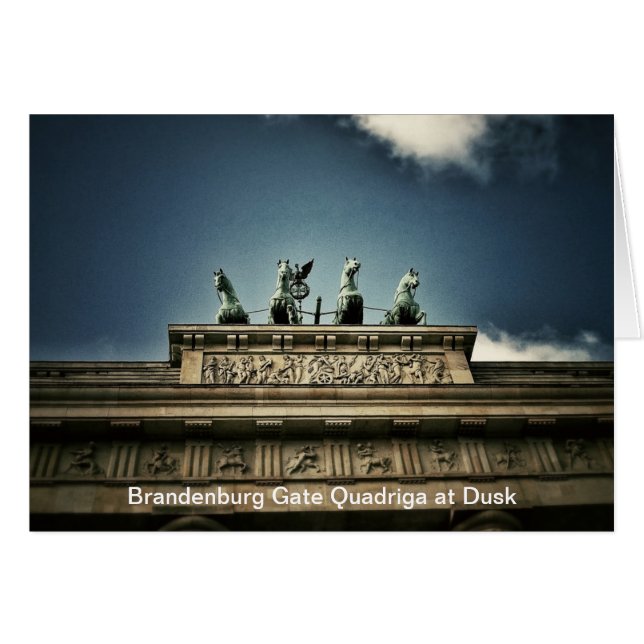 Porte de Brandebourg Berlin Anniversaire (Devant horizontal)