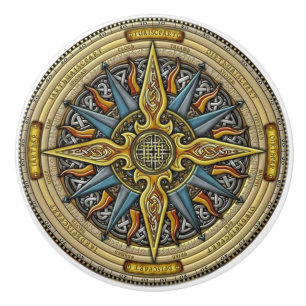 Porte de conception ou bouton celtique de tiroir