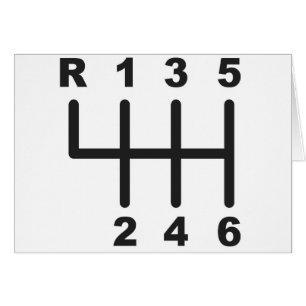 Porte de décalage de 6 vitesses