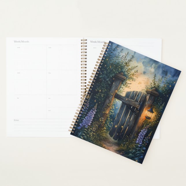 Porte De Jardin Enchantée Sous Ciel De Luciole (Devant avec enveloppe)