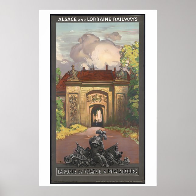 Porte de Phalsbourg vers la France Affiche de voya (Devant)