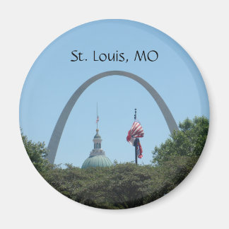 Porte d'entrée de West St Louis Arch Magnet