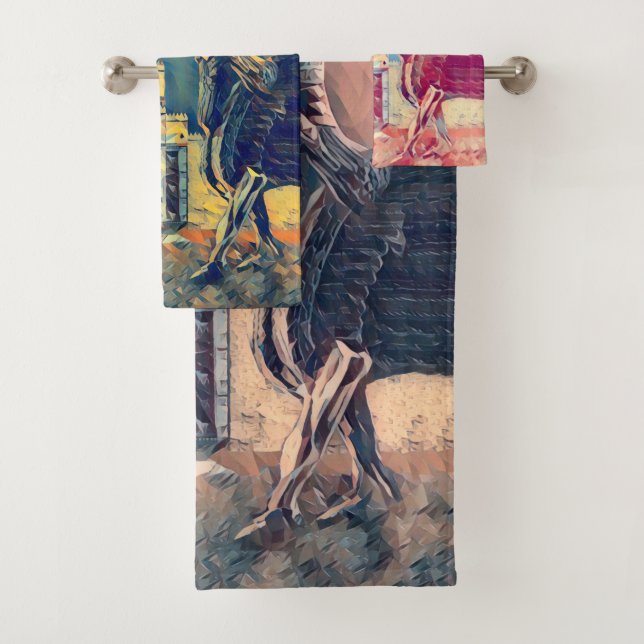 Porte d'Ishtar et serviettes de toilette Lamassu (En situation)