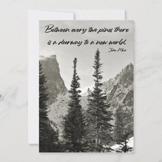 Porte d'un nouveau monde dans les montagnes (Devant)