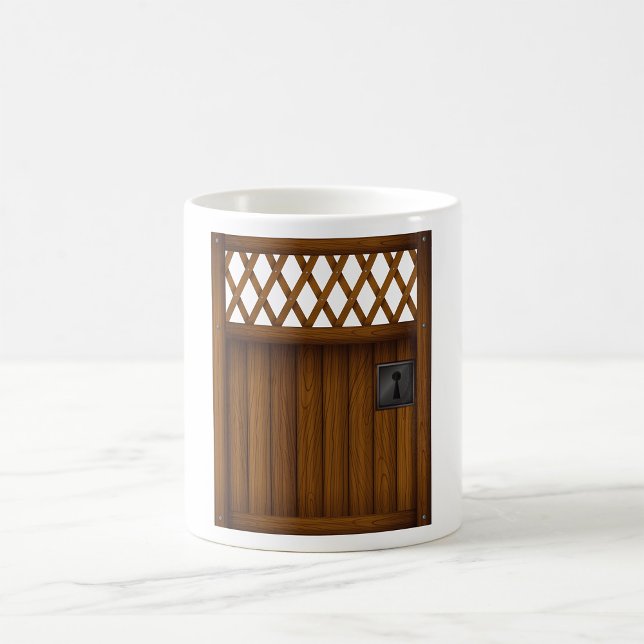 Porte en bois Brown de bois Mug (Créateur téléchargé)