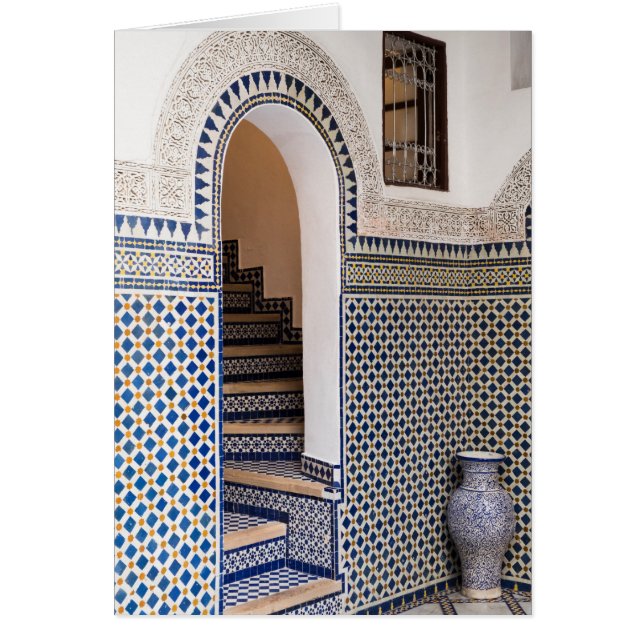 Porte en carrelage marocain (Devant)