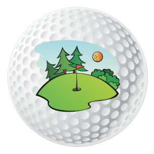 Porte En Céramique Bouton de boule de golf