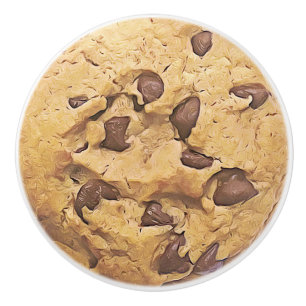 Porte En Céramique Bouton de buffet de gâteau aux pépites de chocol