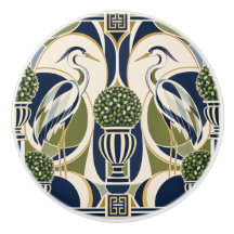 Bouton de meuble héron