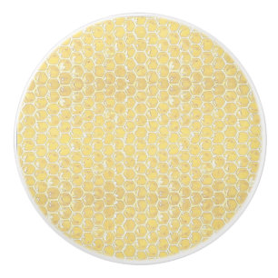 Porte En Céramique Bouton de ruche de nid d'abeilles