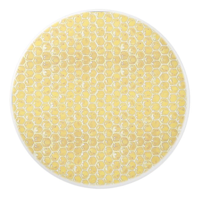 Porte En Céramique Bouton de ruche de nid d'abeilles (Devant)