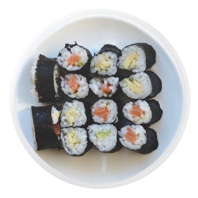Porte En Céramique Bouton de sushi (Devant)