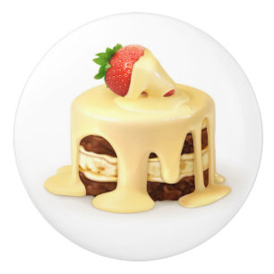 Porte En Céramique Bouton de tiroir à gâteau