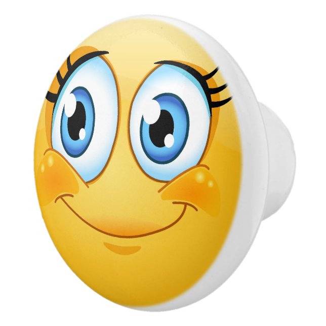 Porte En Céramique Bouton de tiroir à visage joyeux - SRF (Droite)