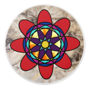Porte En Céramique Bouton de traction coloré